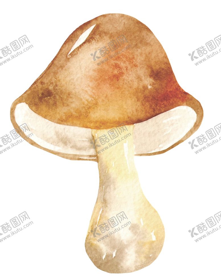 编号：59340807032255415679【酷图网】源文件下载-秋天水彩插画森林元素