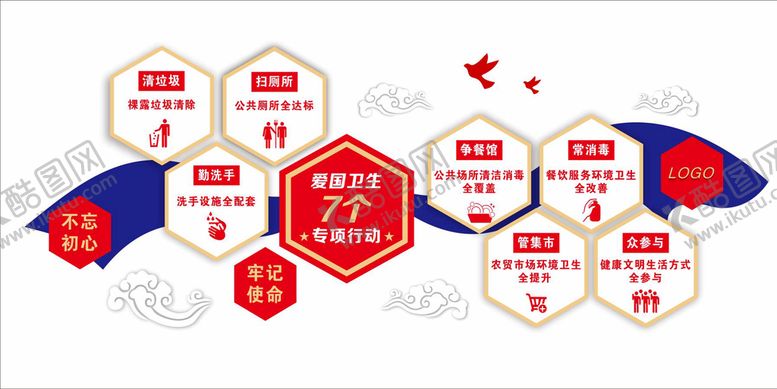 编号：49578201251243025855【酷图网】源文件下载-爱国卫生七个专项行动