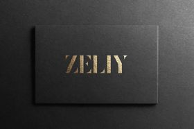 LOGO样机纸面烫金效果