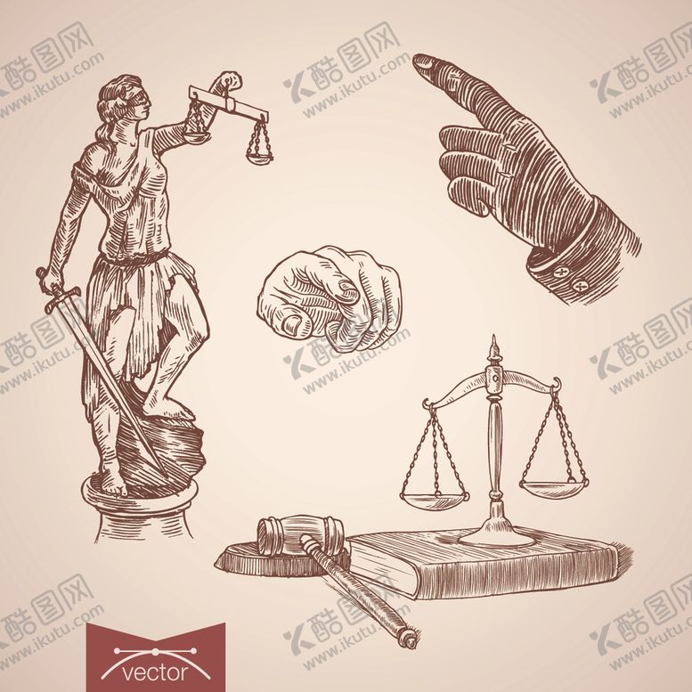 编号：45536907132331212676【酷图网】源文件下载-线描公平秤