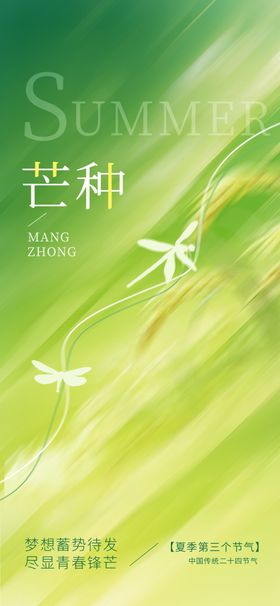 芒种节气海报