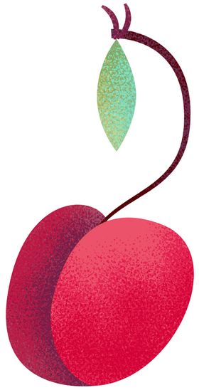 樱桃心形节日爱心素材喜庆