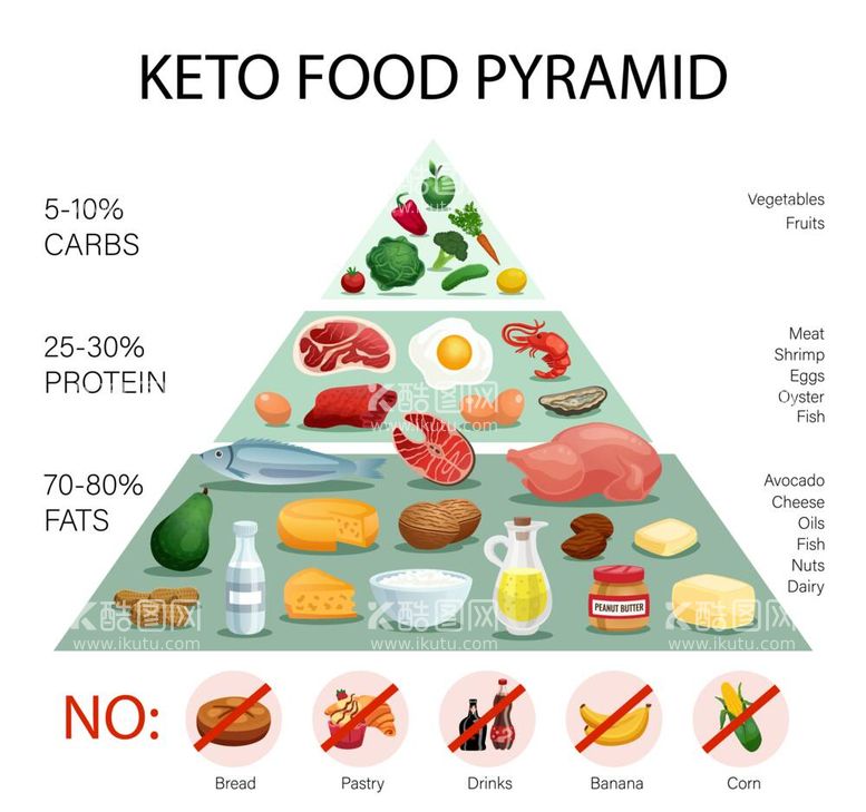 编号：58145812030053307471【酷图网】源文件下载-生酮饮食结构