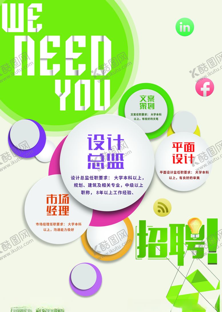 编号：28434705070127485684【酷图网】源文件下载-招聘海报