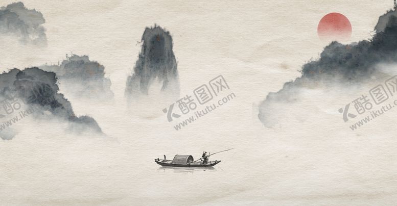 编号：54485502240806066302【酷图网】源文件下载-古典山水背景