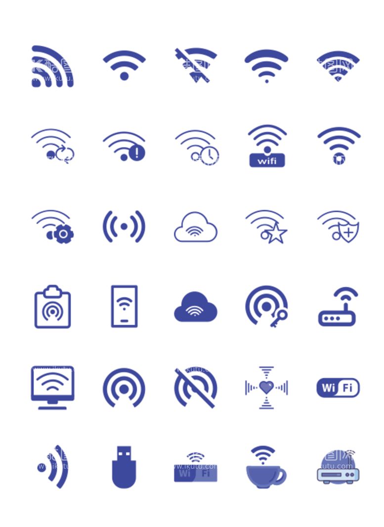 编号：54724111290124327252【酷图网】源文件下载-wifi图标