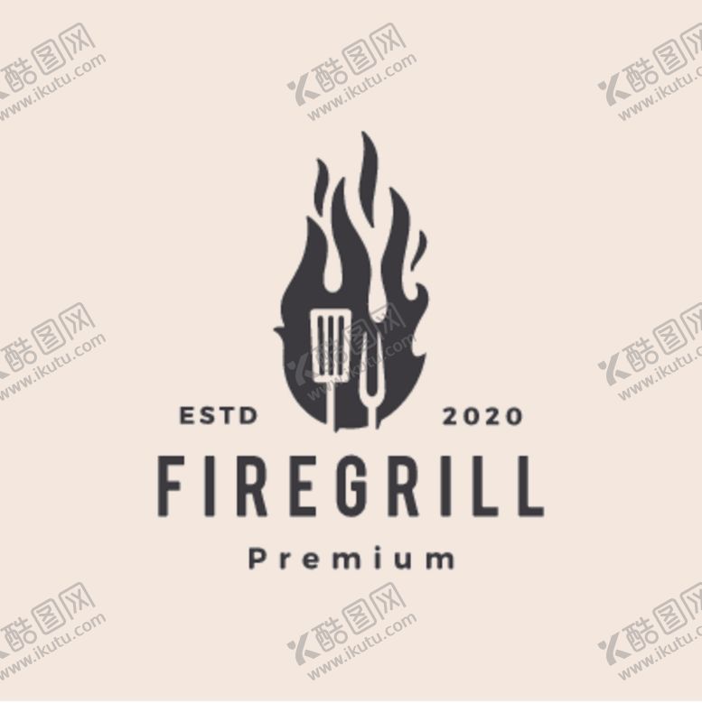 编号：58247209232123388696【酷图网】源文件下载-烤肉logo