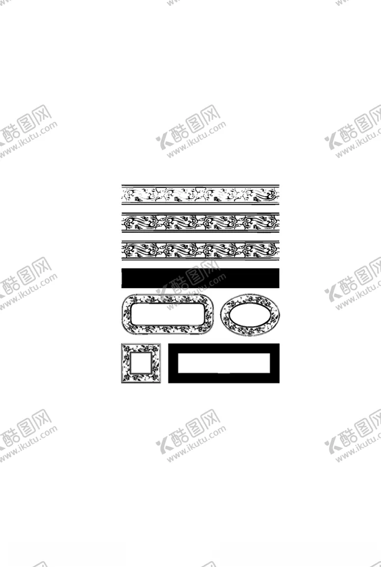 编号：58024406150025347259【酷图网】源文件下载-雕花图中式雕花西式雕花