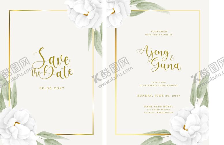 编号：22286510052303474169【酷图网】源文件下载-清新花卉贺卡