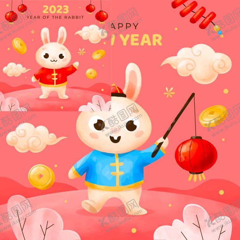 编号：94681209230934418371【酷图网】源文件下载-兔年 