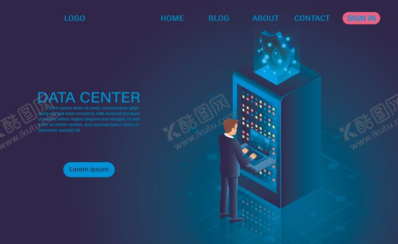 编号：82104609240937319819【酷图网】源文件下载-网络科技背景