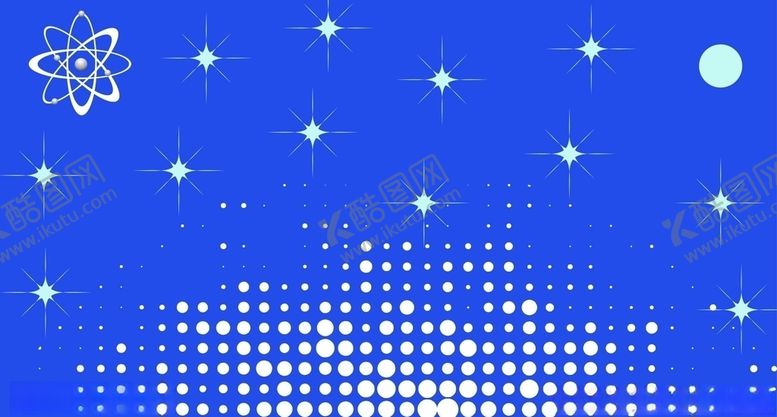 编号：29903709290830394132【酷图网】源文件下载-蓝底星光科技背景素材