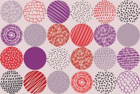 圆形创意花纹设计