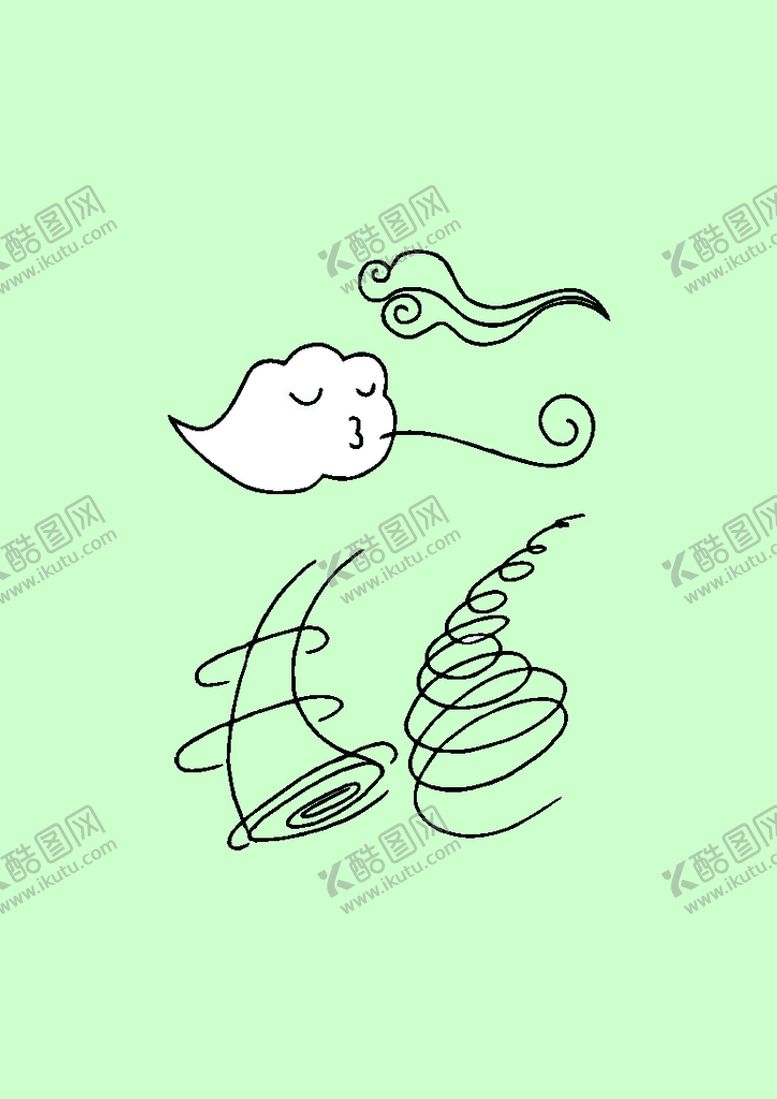 编号：43331711061920261872【酷图网】源文件下载-简笔画风云