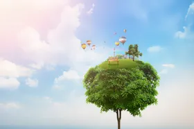 环保背景绿色绿色板节能