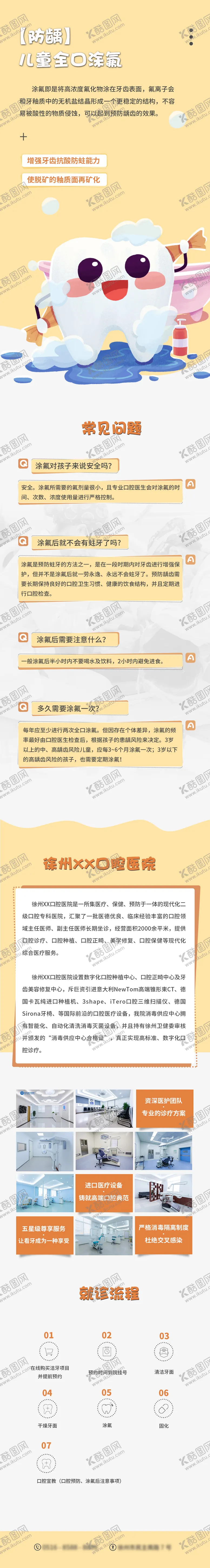 编号：65253611061808423206【酷图网】源文件下载-儿童涂氟长图
