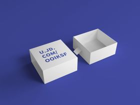 纸盒效果图精品盒样机礼盒样