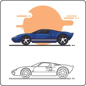 卡通汽车