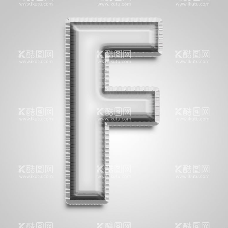 编号：47578111201915245428【酷图网】源文件下载-金属字母F