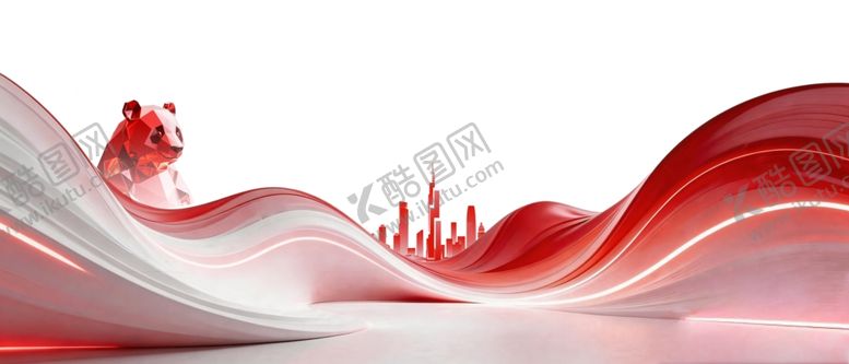 编号：68128904172055408121【酷图网】源文件下载-红色科技背景