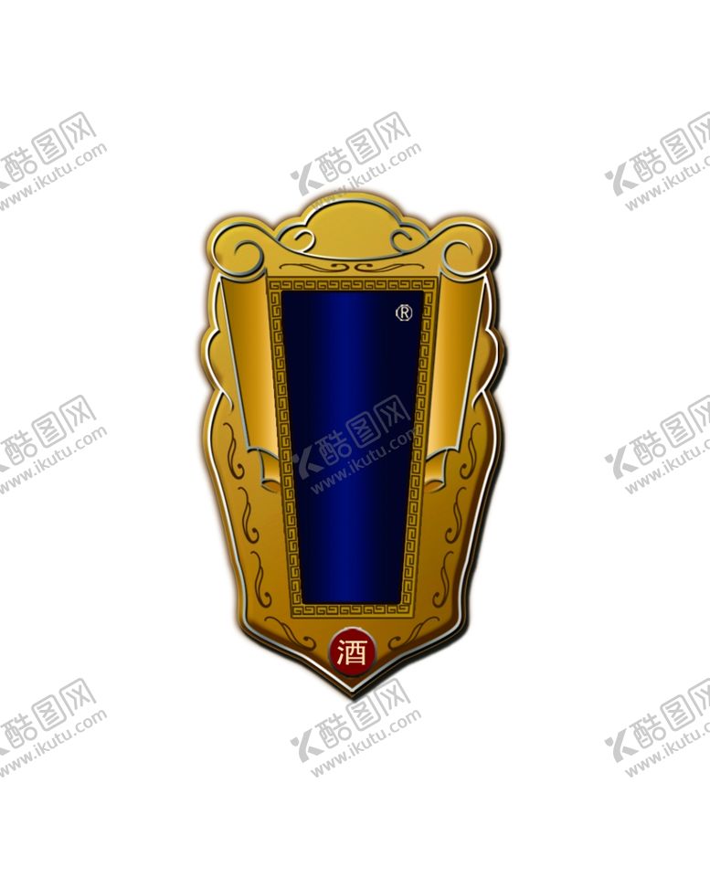 编号：38365810221537412592【酷图网】源文件下载-花纸自用框酒白酒古典