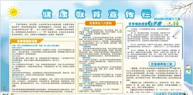 健康教育宣传栏