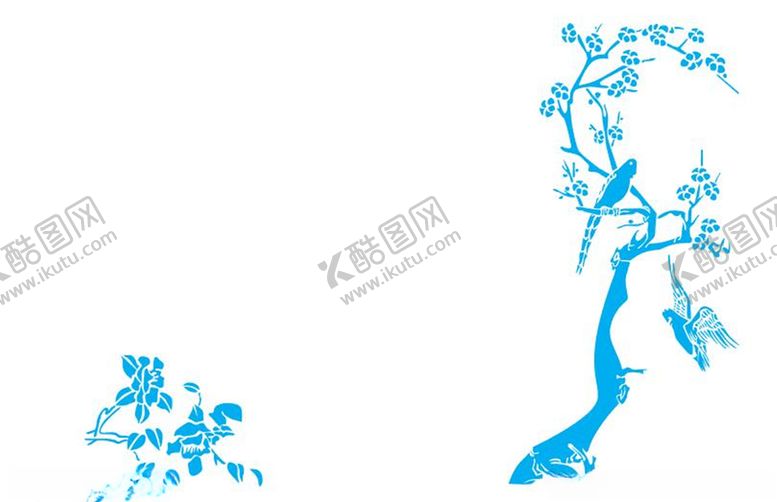 编号：71694310050036584269【酷图网】源文件下载-梅花鸟