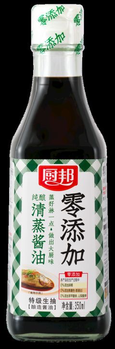 厨邦纯酿清蒸酱油350ml