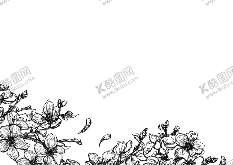 编号：97134706270822349392【酷图网】源文件下载-手绘桃花