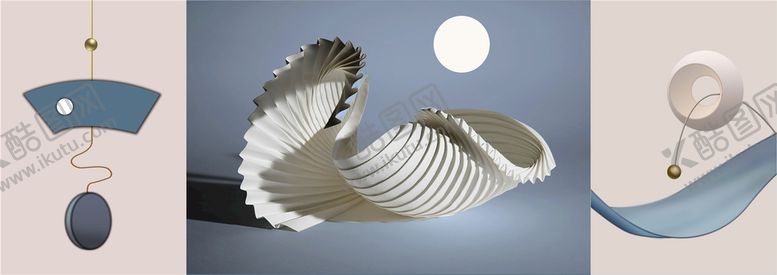 编号：24061809171131558124【酷图网】源文件下载-时尚空间立体艺术挂画装饰画