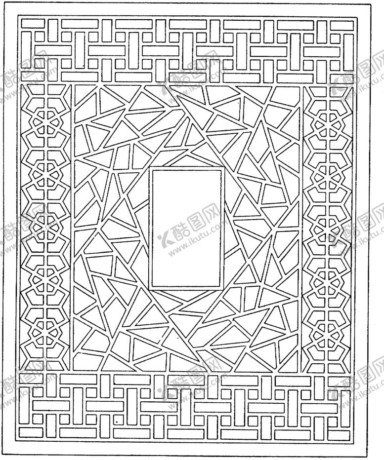 编号：93376405110258231546【酷图网】源文件下载-镂空花图案