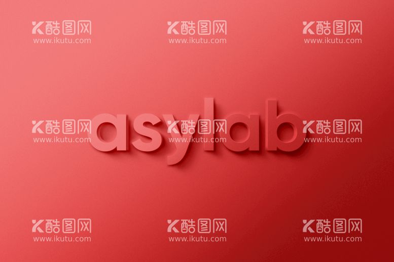 编号：18753609281931312380【酷图网】源文件下载-3D立体LOGO样机