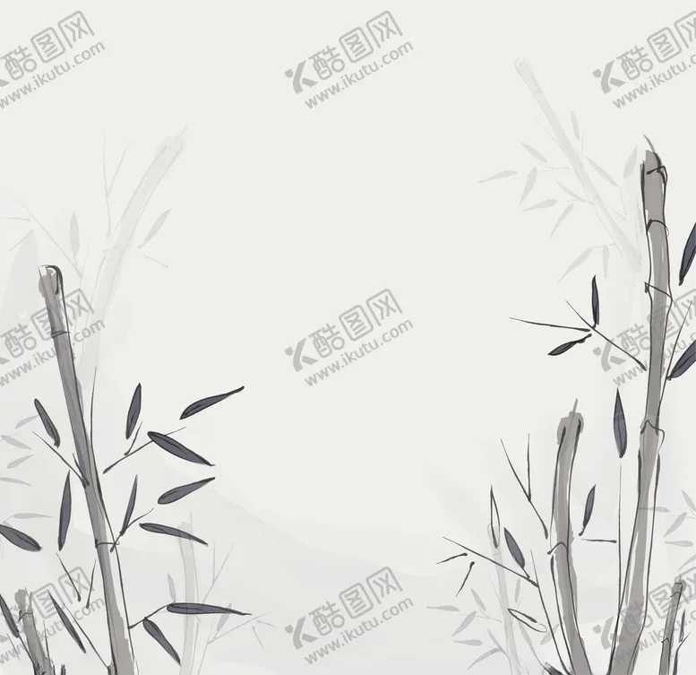 编号：23841506281730146416【酷图网】源文件下载-水墨竹子