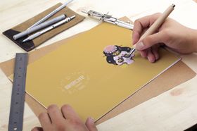 折页展示样机书本纸张相册杂志宣传单装订画册