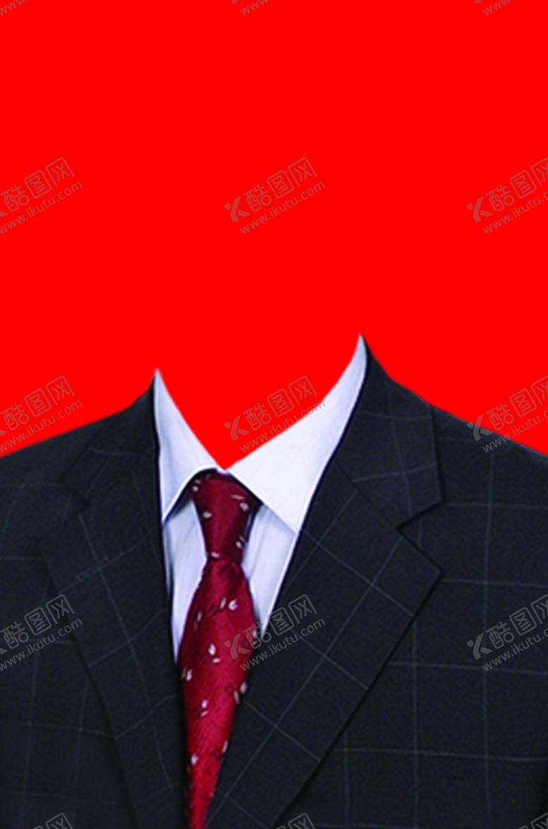 编号：59564409101804471356【酷图网】源文件下载-男士西装证件照