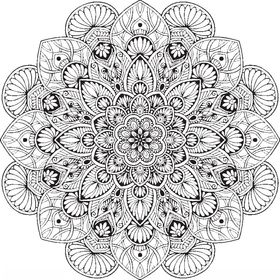 曼陀罗花纹