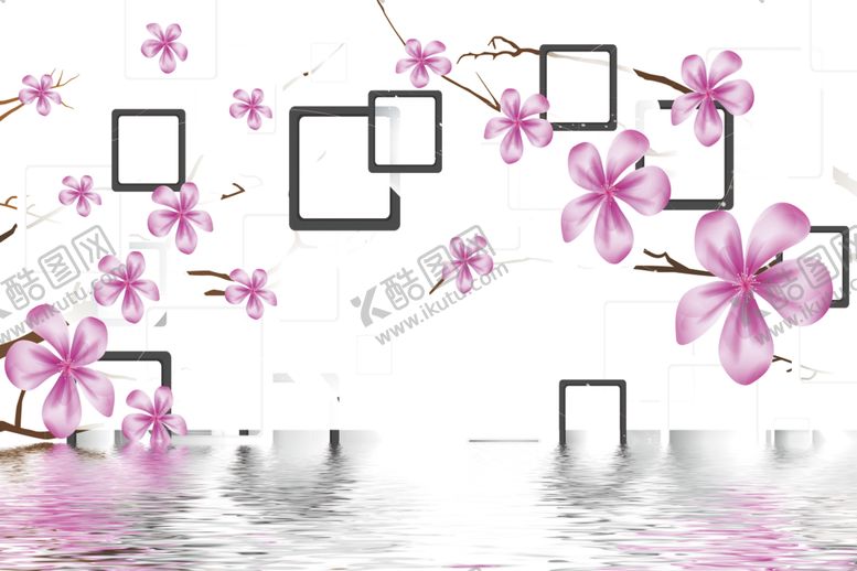 编号：64739710060206386488【酷图网】源文件下载-3D方格花