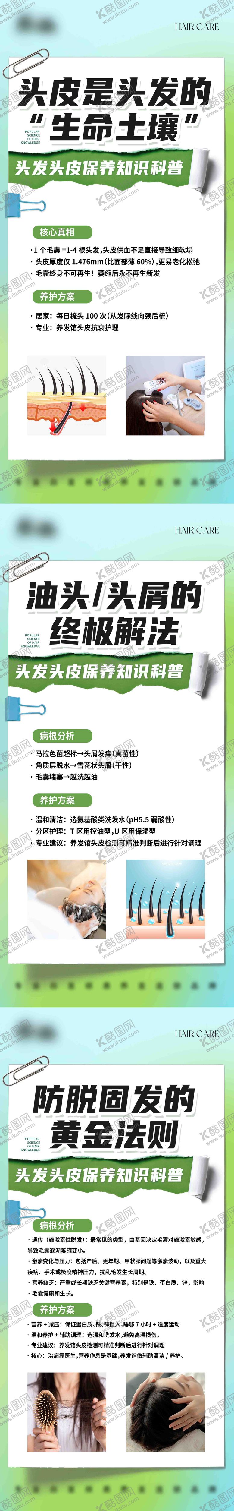 编号：72307508211521518317【酷图网】源文件下载-护发知识科普海报