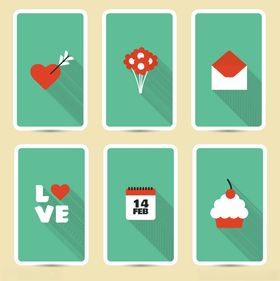 情人节图标集合