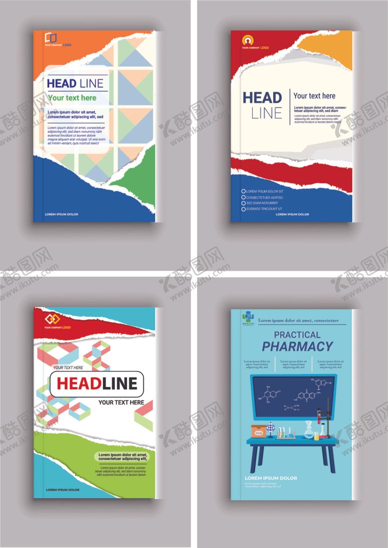 编号：29548804021209065411【酷图网】源文件下载-多样创意宣传册设计展示