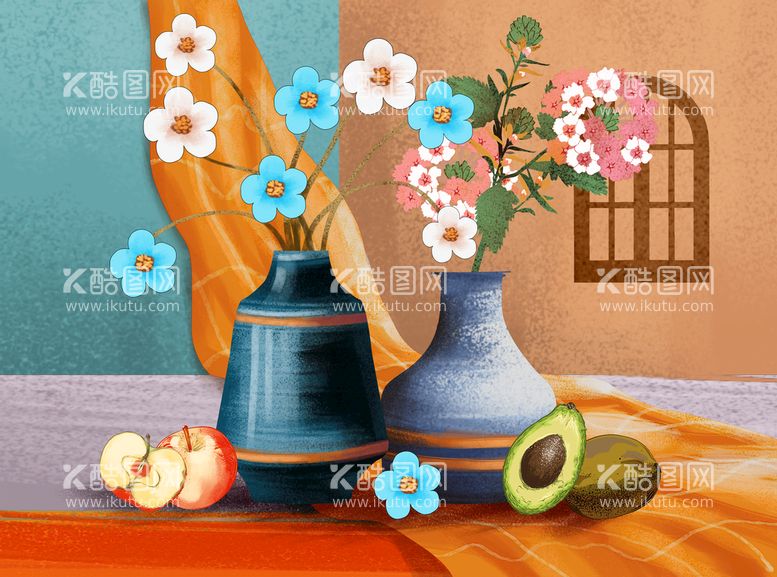 编号：73958409190748437230【酷图网】源文件下载-花卉植物花朵装饰画