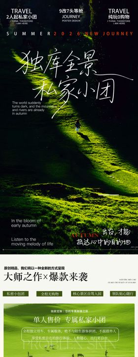 新疆伊犁北疆旅游海报