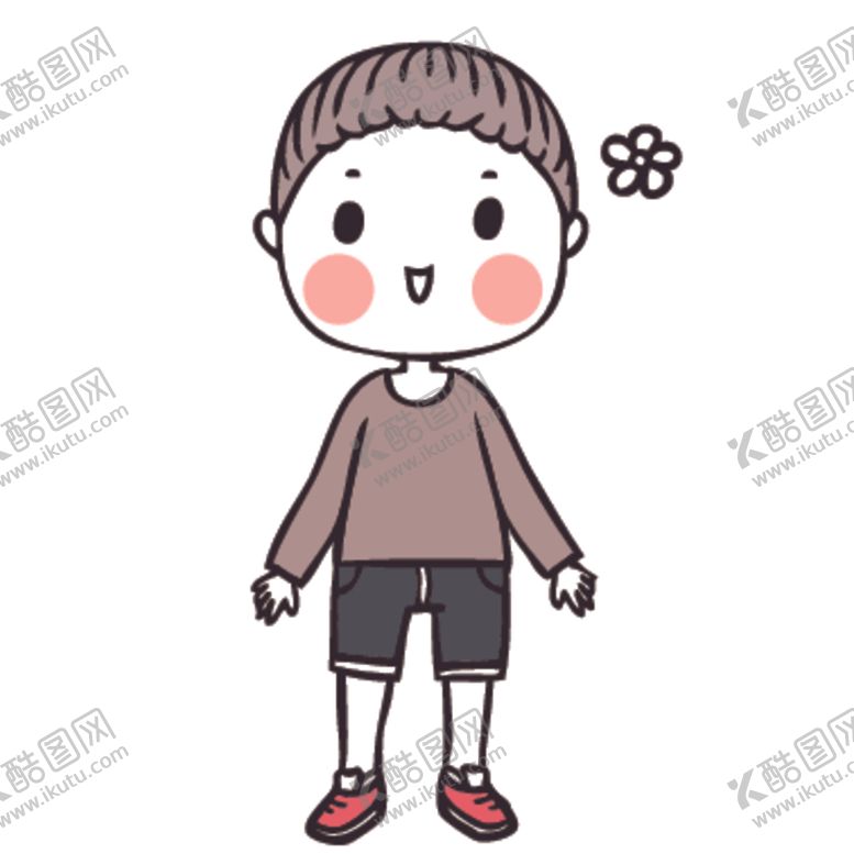 编号：23613109221347018255【酷图网】源文件下载-可爱人物形象插画
