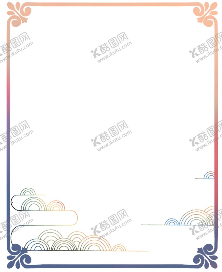 编号：18733004210922215227【酷图网】源文件下载-中国风边框