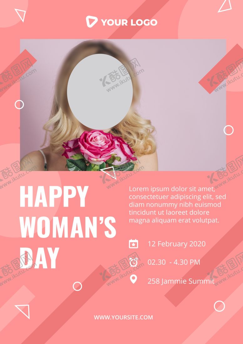 编号：91842709300928236856【酷图网】源文件下载-妇女节海报