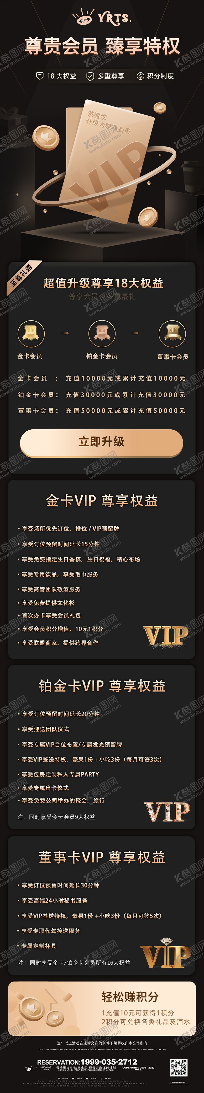 编号：68006811302358508623【酷图网】源文件下载-会员权益黑金详情页
