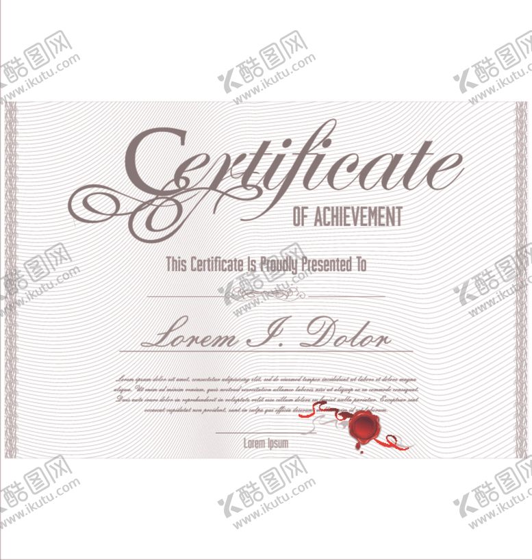 编号：77992510070658083392【酷图网】源文件下载-竖版证书防伪花纹欧式边框奖状