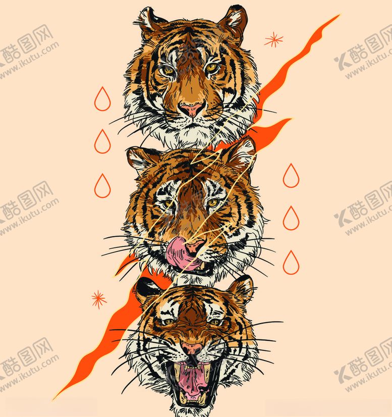 编号：58109807080402387571【酷图网】源文件下载-老虎头