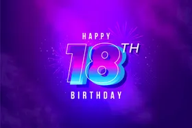 生日背景节日气球聚会彩带丝带快乐贺卡