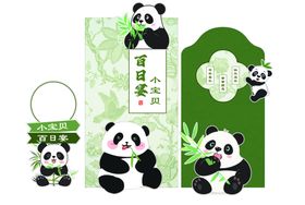 熊猫主题中式文创礼品生日